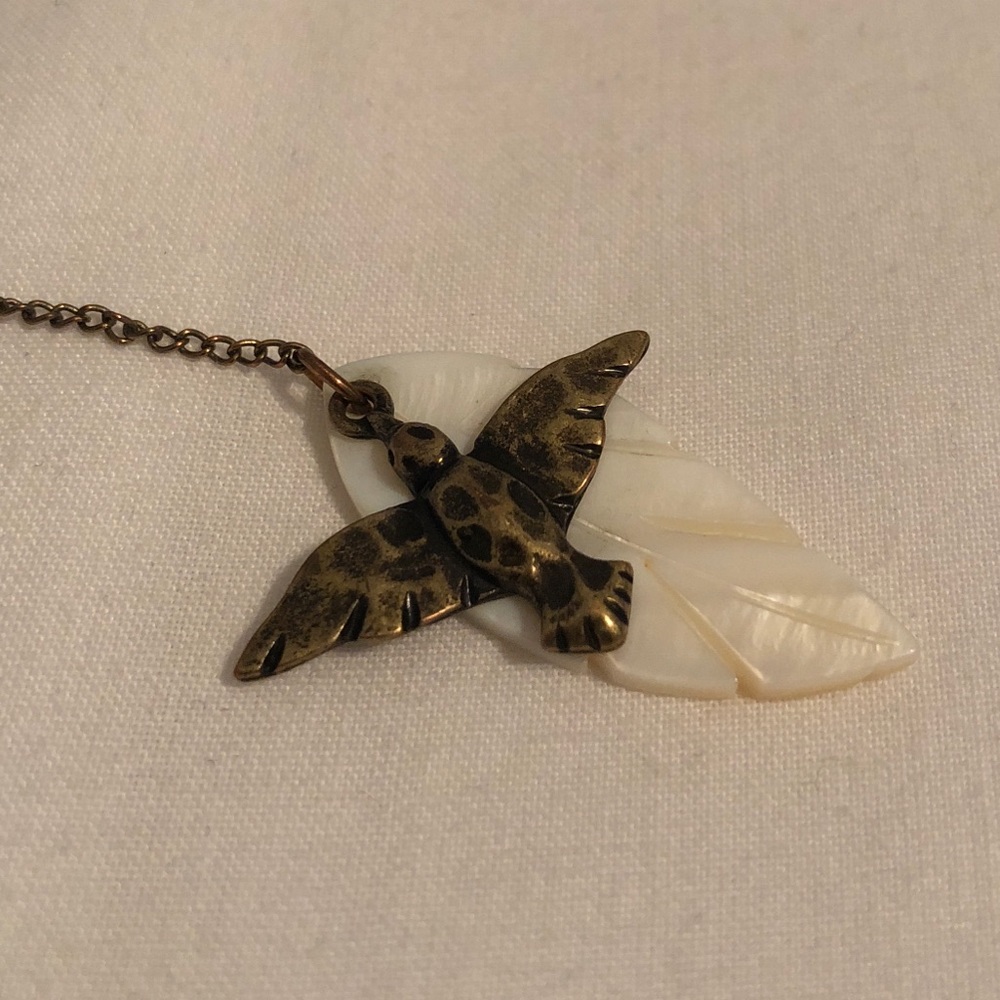 Bronze Bird Necklace